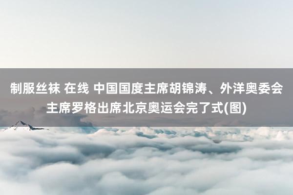 制服丝袜 在线 中国国度主席胡锦涛、外洋奥委会主席罗格出席北京奥运会完了式(图)