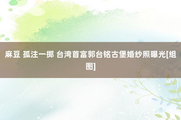 麻豆 孤注一掷 台湾首富郭台铭古堡婚纱照曝光[组图]