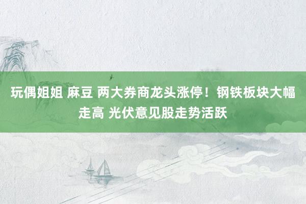玩偶姐姐 麻豆 两大券商龙头涨停！钢铁板块大幅走高 光伏意见股走势活跃